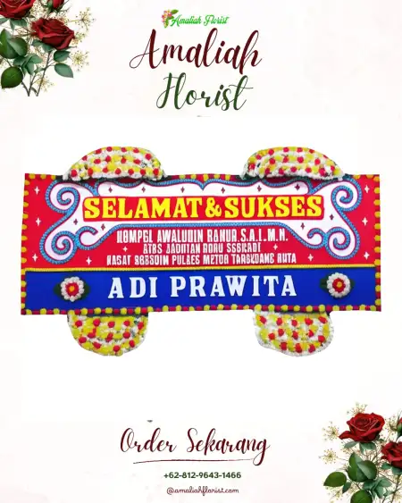 Papan Bunga Ucapan Selamat Bojonggebang